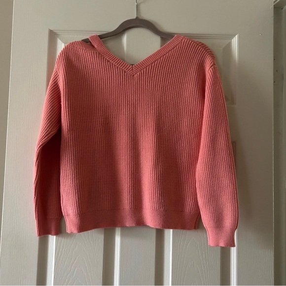 NWT Boston Proper Cut-Out One Shoulder Shaker Knit Sweater - Picture 5 of 9